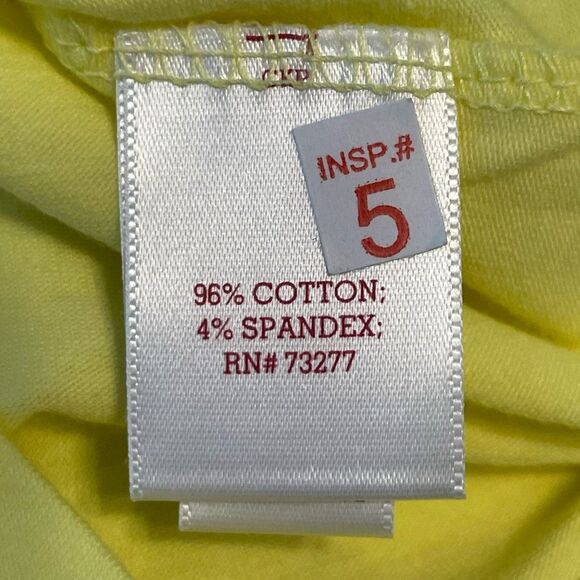 SO‎ Camisole Bright Yellow Sleeveless Spaghetti Strap Shelf Bra M - Picture 6 of 7